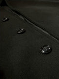 kkboxly  Men's Elegant Single Breasted Trench Coat For Fall Winter