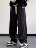 kkboxly  Men's Comfy Corduroy Casual Pants, Chic Stretch Breathable Straight Leg Pants For Spring Fall