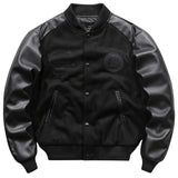 kkboxly  Men's Retro Embroidered Print Thick Baseball Jacket