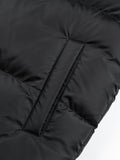 kkboxly  Men's Casual Warm Padded Jacket, Chic Stand Collar Warm Thick Coat For Fall Winter
