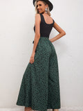 kkboxly  Casual Wide Leg Belted Tank Jumpsuit, Palazzo Jumpsuit For Summer & Spring, Women's Clothing