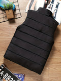 kkboxly  Men's Winter Vest, Lightweight Padding Puffer Vest, Sleeveless Coat Warm Zip Up Quilted Gilet Jacket