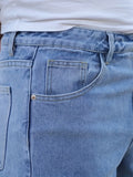 kkboxly  Men's New Washed Ripped Denim Shorts For Spring And Summer