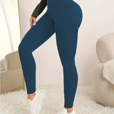 kkboxly  Shape Your Body with These High Waist Yoga Sports Leggings: Slim Fit & Stretchy Bike Pants for Women's Activewear
