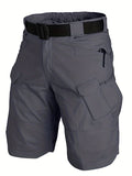 kkboxly Men's Waterproof Tactical Shorts: Lightweight, Quick-Dry & Breathable for Outdoor Hiking & Fishing!