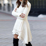 2025 autumn and winter new  Popular trade sweaters female  New new loose knitted sweater skirt hair