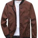 kkboxly Stay Stylish and Comfortable: Men's Casual Jackets With Zipper Pockets - Best Sellers!