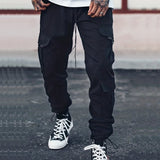 kkboxly  Men's Relaxed Loose Cargo Pants With Pockets
