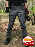 kkboxly Men's Tactical Cargo Pants: Multi-Pocket, Loose Fit, Perfect for Outdoor Work & Hiking