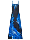 Kkboxly   Floral Print Spaghetti Dress, Casual Crew Neck Cami Dress For Summer, Women's Clothing