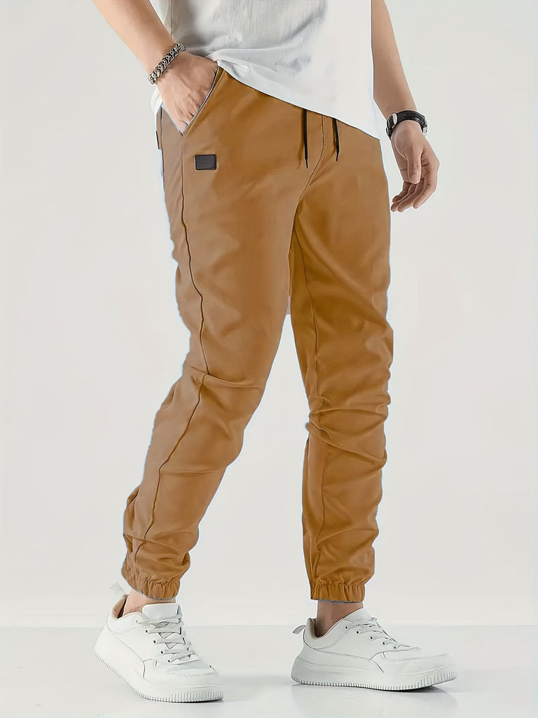 kkboxly  Classic Cargo Pants, Men's Multi Flap Pocket Trousers, Loose Casual Outdoor Pants, Men's Work Pants Outdoors Streetwear Hiphop Style
