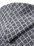 kkboxly  Warm Hooded Cardigan Knitted Coat, Casual Fleece Zip Up Jacket For Fall Winter