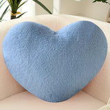 Charming Love Heart Throw Pillow - Cozy & Washable Home Decor Cushion, Perfect for All Seasons