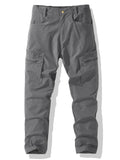 kkboxly Men's Casual Multi Pocket Pants, Chic Street Style Cargo Pants For Outdoor Activities