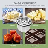 kkboxly 2 Pcs Stainless Steel Double Boiler Pot Chocolate Melting Pot Soap Candle Candy Making Tool Kit Wax Melting Heat Proof Bowl For Melting Chocolate, Butter, Cheese, Caramel, Candy, Candle, Wax
