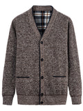 kkboxly  Men's V-neck Cardigan Casual Knit Jacket For Fall Winter Men Clothes Best Sellers