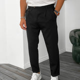 kkboxly kkboxly  Men's Elegant Slacks, Semi-formal Stretch Dress Pants For Business Banquet
