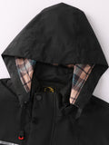 kkboxly Men's Fashion Casual Windbreaker Bomber Jacket Coat, Autumn Outdoor Waterproof Sports Jacket