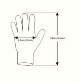 2-Pack of Warm & Touchscreen Men's Faux Leather Gloves for Winter Outdoor Driving & Cycling, Washable Non-Woven Material with Button Closure, Ideal Gift