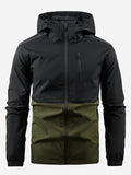 kkboxly  kkboxly  Men's Lightweight Hooded Jackets By Activity, Casual Jacket With Zipper Pockets For Fitness Outdoor Activities