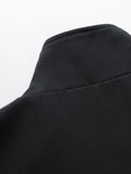 kkboxly  Classic Design Jackets By Activity, Men's Casual High Neck Zip Up Jacket Coat For Spring Fall
