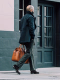 Men's Double Breasted Trench Coat, Elegant Overcoat For Fall Winter