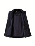 kkboxly  Men's Casual Hooded Windbreaker Jacket Coat Regular Fit Coat For Spring Autumn Outdoors Hiking