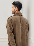 kkboxly Winter Men's Faux Fur Fur Long Coat Gothic Reversible Warm Loose Fit Coat Thick Military Style Windbreaker Trench And Waterproof