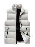 Men's Thermal Vest Sleeveless Jacket Trendy And Warm For Winter Autumn