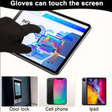 1 Pair Winter Outdoor Heated Gloves, Full Finger Touch Screen, Waterproof Thermal Gloves for Skiing, Running, Cycling, Hiking, Hunting, Fishing, Polyester Fabric, Hand Washable, Drawstring Closure, Festive for Christmas, Halloween, New Year, Labor Day