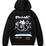 kkboxly European And American Fashion Documentary With The Same Limited Loose Hip Hop Oversized Men's Hoodie