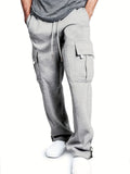 Men's Cargo Pants, Lightweight Drawstring Loose Fit Workout Sweatpants