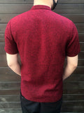 kkboxly  Plus Size Men's Chinese Style Men Shirt Stand Collar Short Sleeve Button Casual Loose Tops Solid Color Vintage Tang Suit Shirts