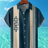 kkboxly  Men's Vintage Button-Down T-Shirt, Hawaiian Shirts Best Sellers
