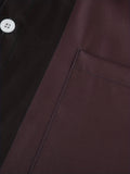 kkboxly  Men's Casual Wide Stripe Pattern Short Sleeve Shirt With Chest Pocket, Male Clothes For Summer Vacation Beach