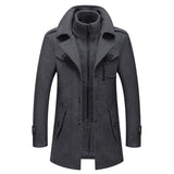 kkboxly Men's Winter Thick Warm Pea Coat Jacket: The Perfect Christmas Gift for Him!
