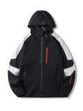 kkboxly  Men's Waterproof Sports Jacket Lightweight Hooded Raincoat For Hiking Travel Outdoor