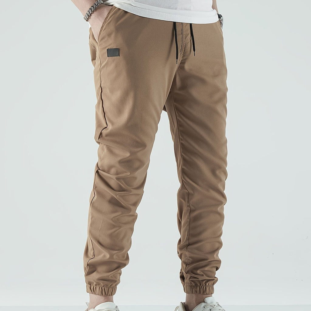 kkboxly  Classic Design Multi Flap Pockets Cargo Pants, Men's Casual Drawstring Cargo Pants Hip Hop Joggers For Fall Summer Outdoor
