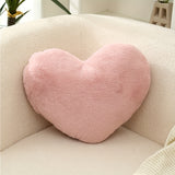 Charming Love Heart Throw Pillow - Cozy & Washable Home Decor Cushion, Perfect for All Seasons