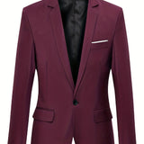 kkboxly  Men's Spring And Autumn Summer Business Casual Suit Coat Professional Suit Formal Top Best Man Suit Slim Handsome Men's Wear
