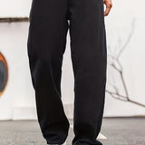 kkboxly  Men's Cotton Straight Leg Jeans