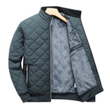 kkboxly Men's Warm Quilted Jacket For Fall Winter