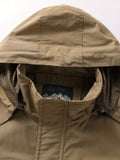 kkboxly  Multi Pocket Detachable Hooded Jacket Coats, Men's Casual Zip Up Stand Collar Windbreaker Jacket For Spring Fall Outdoor Hiking Climbing Camping Cycling