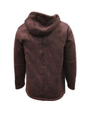 kkboxly  Men's Vintage Style Warm Fleece Hooded Jacket For Fall Winter