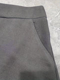Solid High Waist Flared Skirt, Casual Midi Skirt With Pocket, Women's Clothing