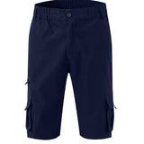 kkboxly  Men's Casual Black Cargo Shorts