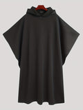 kkboxly  Plus Size Men's Handsome Cool Windbreaker Coat Funky Cloak Fall Winter Tops, Men's Clothing