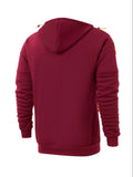 kkboxly  Men's Zipper Jacket, Casual Comfy Loose Long Sleeve Hoodie, Men's Clothing