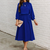 kkboxly  Women's Dresses Sexy Summer Women's High Waist Slim Fashion Solid Color Slim Temperament Maxi Dresses