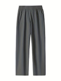 kkboxly  Lightweight Breathable Comfy Joggers, Men's Casual High Stretch Waist Drawstring Sports Pants Sweatpants